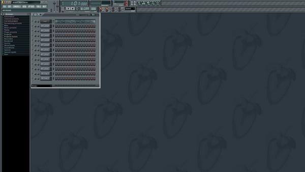 FruityLoops,鼓机.